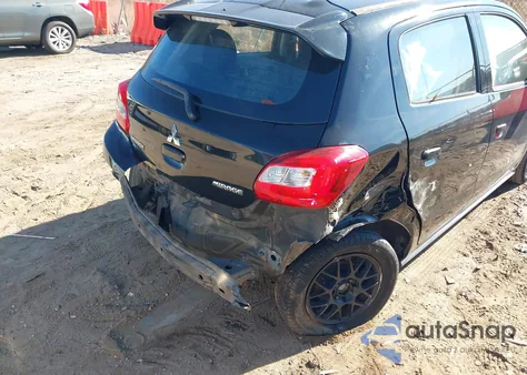 2017 Mitsubishi Mirage Es из США, поврежденный, VIN ML32A3HJ1HH001260